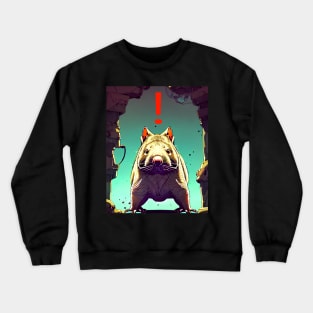 Funny Wombat ! Crewneck Sweatshirt